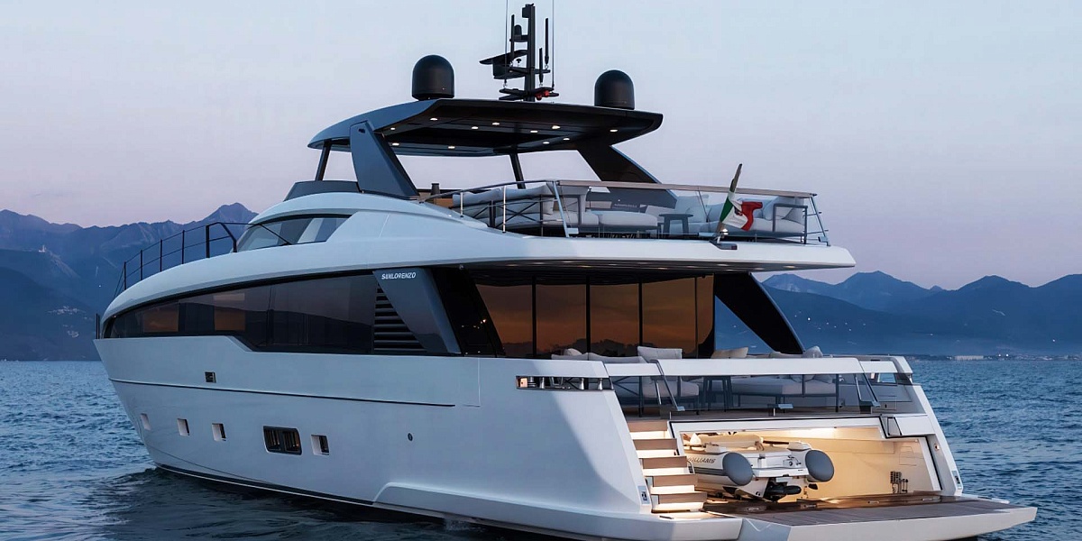 Аренда мега яхты Sanlorenzo SL86A ALMA BLU в Италии и Сардинии